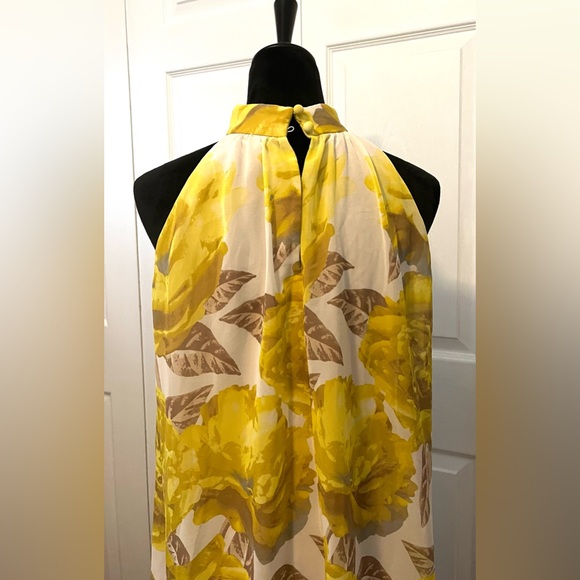 Eliza J Halter Mini Floral Dress sz 4 - Picture 4 of 11